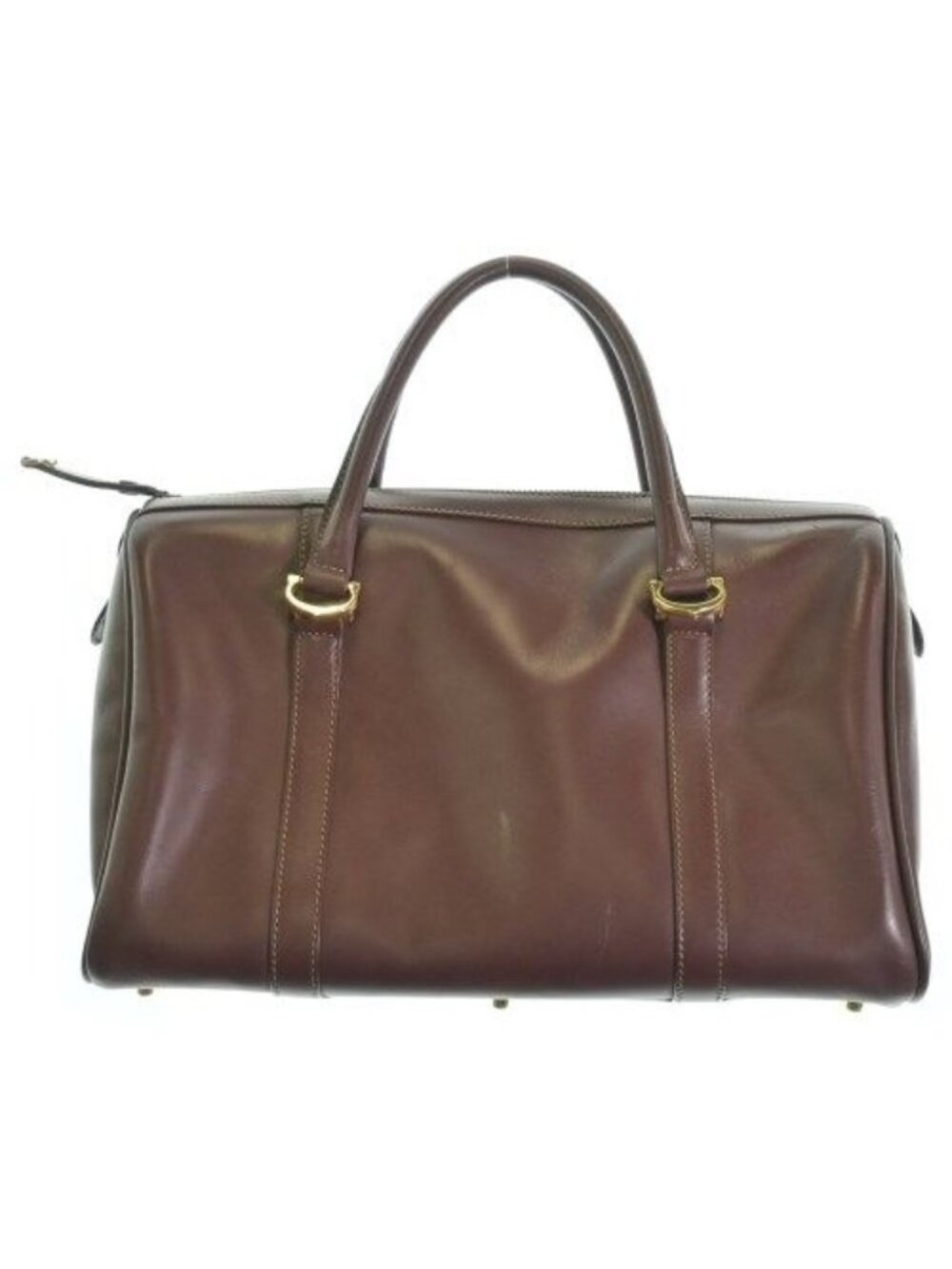 Cartier Boston Bag Travel Bag Red